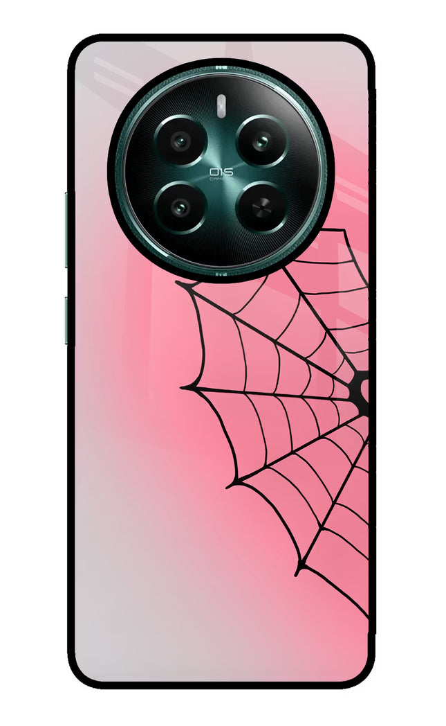 Pink Web Realme P1 5G Glass Case