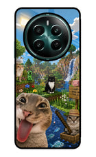 Minecraft Cat Chaos Realme P1 5G Glass Case