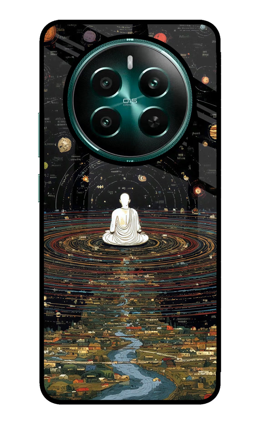 Space Monk Realme P1 5G Back Cover, Glass case