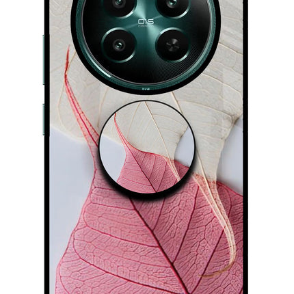 White Pink Leaf Realme P1 5G Pop Case by Casekaro