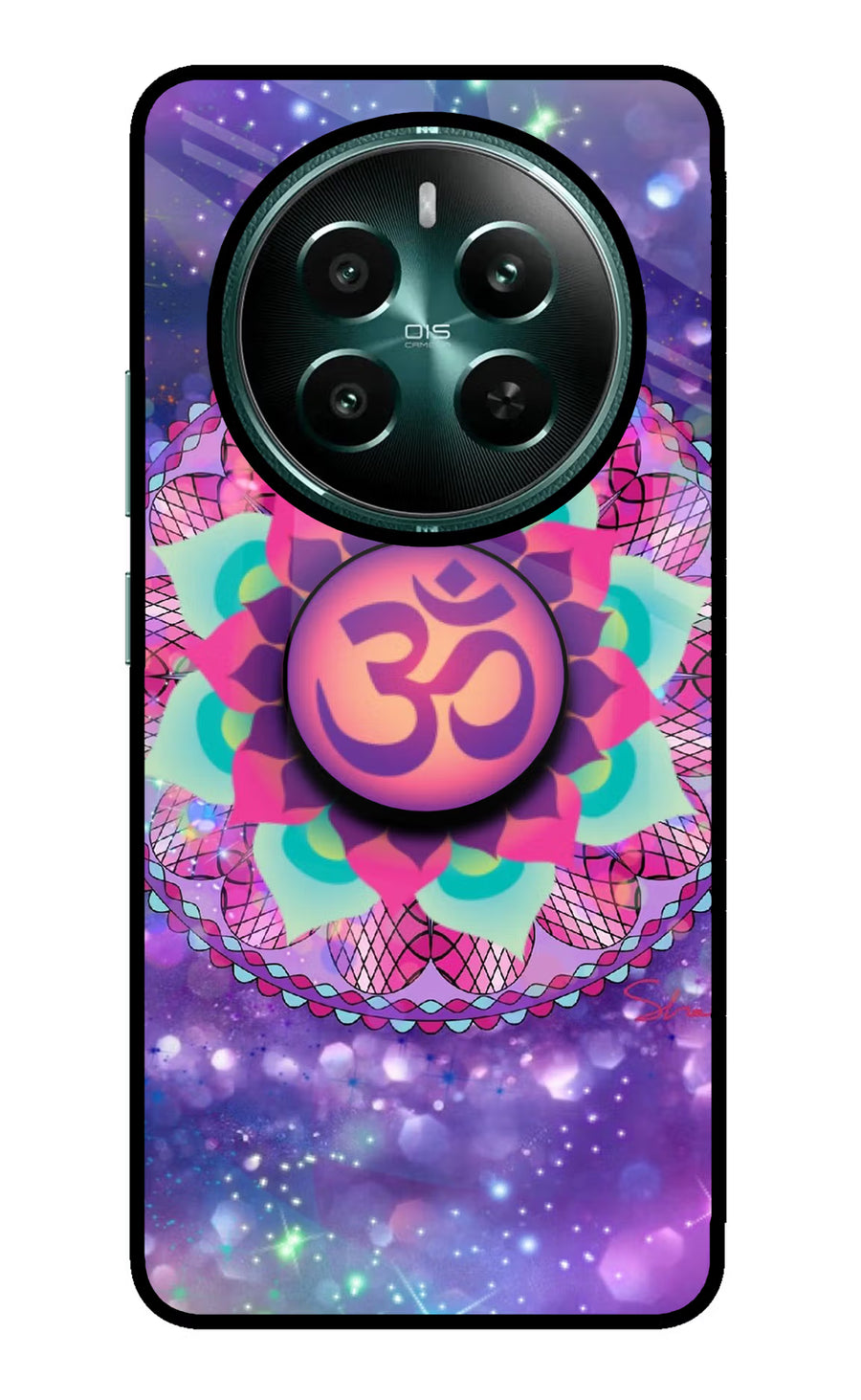 Om Purple Realme P1 5G Pop Case, Metal case