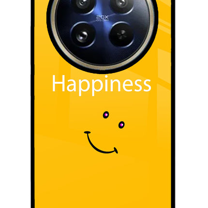Happiness With Smiley Realme P1 Pro 5G Glass Case Back Cover by Casekaro