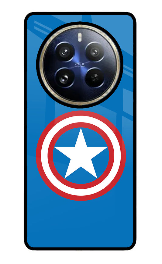Captain America Logo Realme P1 Pro 5G Glass Case