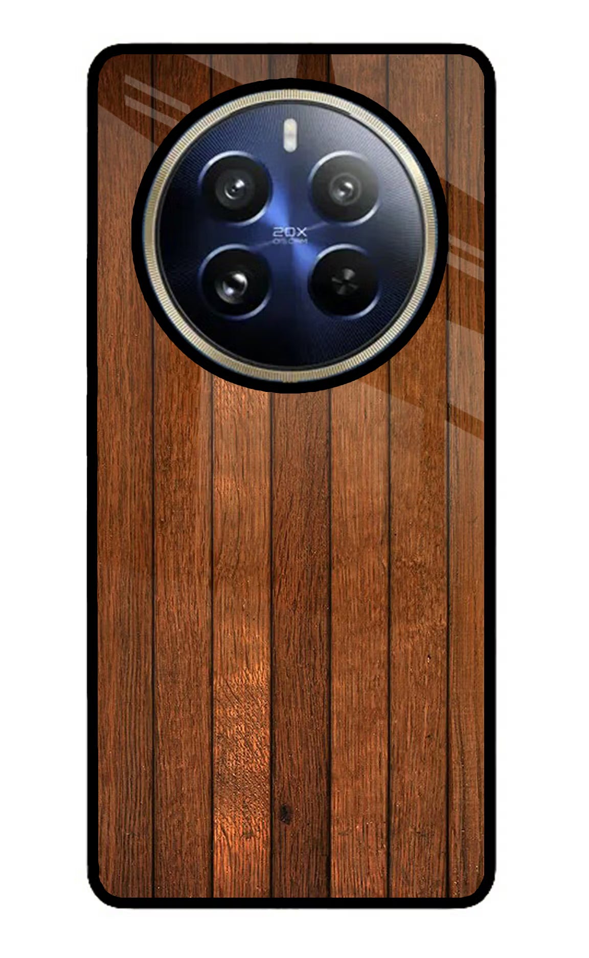 Wooden Artwork Bands Realme P1 Pro 5G Glass Case