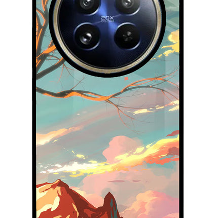 Scenery Realme P1 Pro 5G Glass Case Back Cover by Casekaro