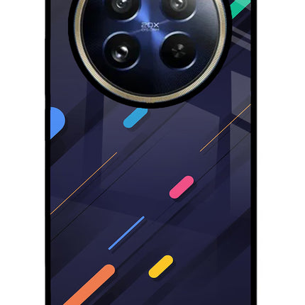 Abstract Design Realme P1 Pro 5G Glass Case