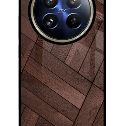 Wooden Texture Design Realme P1 Pro 5G Glass Case