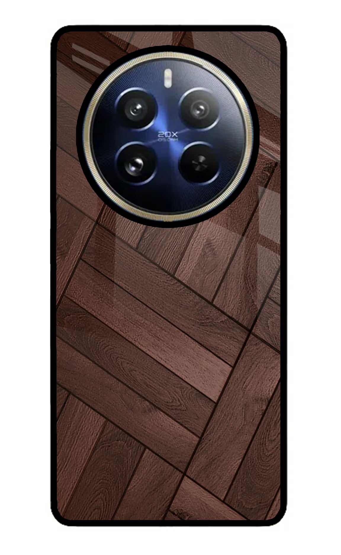 Wooden Texture Design Realme P1 Pro 5G Glass Case