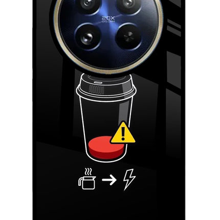 Coffee Realme P1 Pro 5G Glass Case Back Cover by Casekaro
