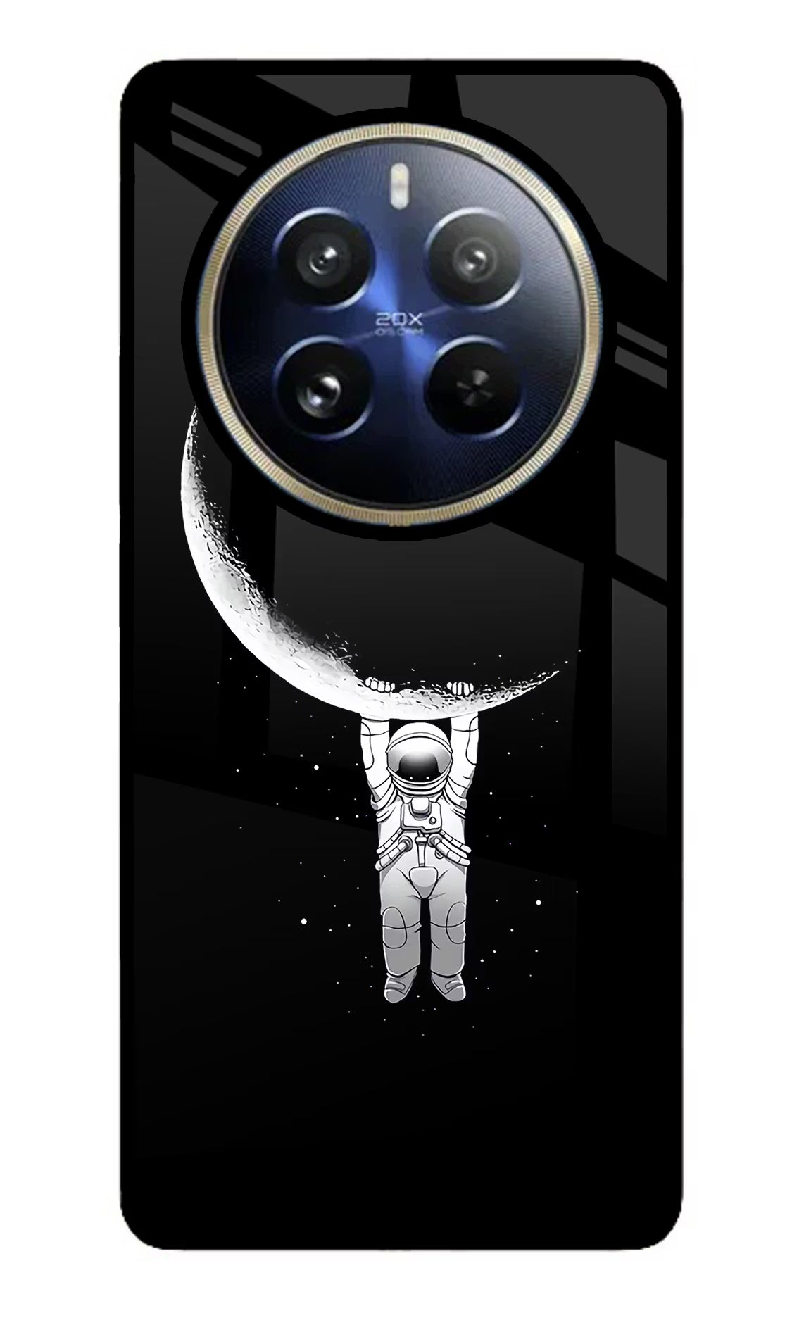 Moon Space Realme P1 Pro 5G Glass Case Back Cover by Casekaro