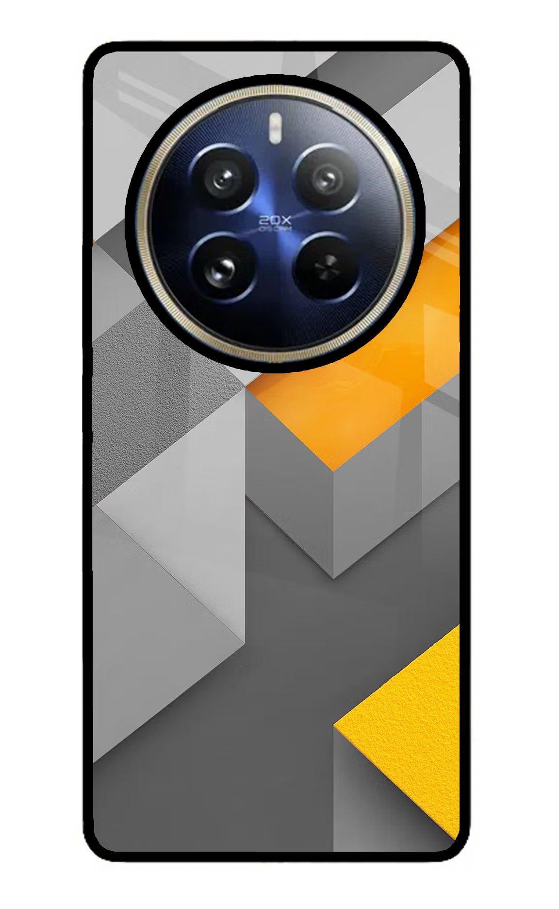 Abstract Realme P1 Pro 5G Glass Case Back Cover by Casekaro