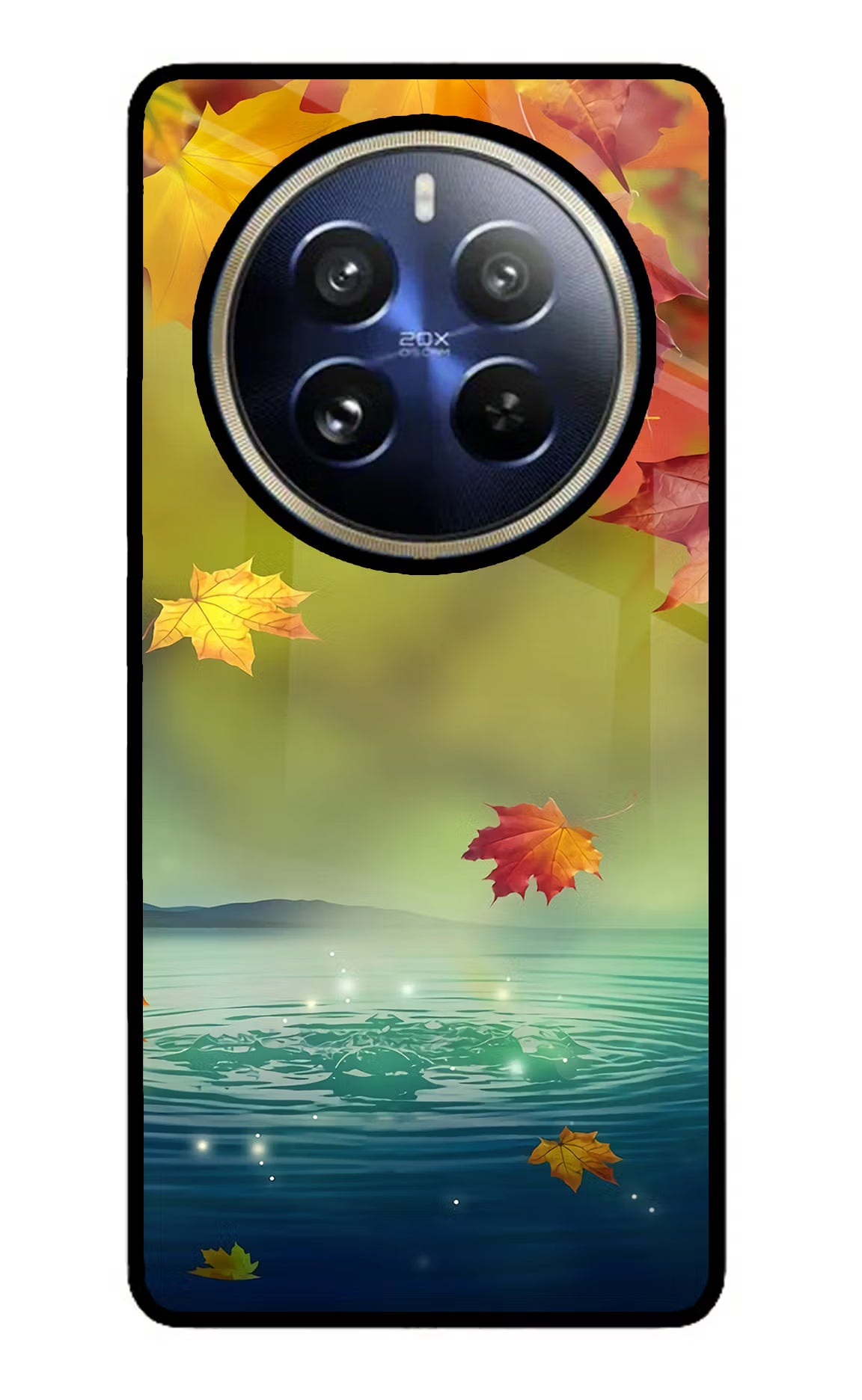 Flowers Realme P1 Pro 5G Glass Case Back Cover by Casekaro