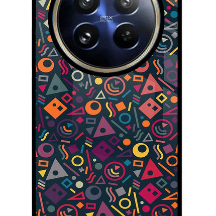 Geometric Abstract Realme P1 Pro 5G Glass Case