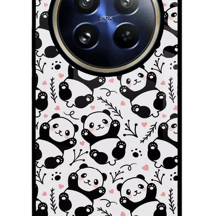 Cute Panda Realme P1 Pro 5G Glass Case