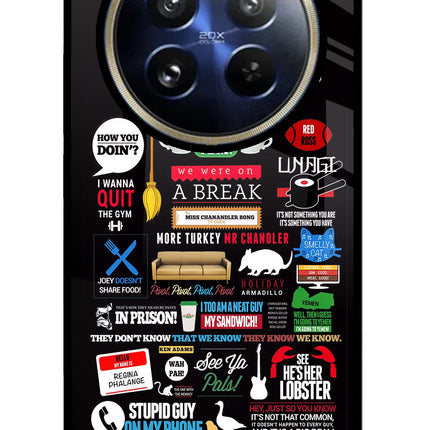 FRIENDS Realme P1 Pro 5G Glass Case Back Cover by Casekaro