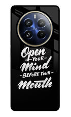 Open Your Mind Before Your Mouth Realme P1 Pro 5G Glass Case