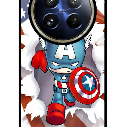 Captain America Realme P1 Pro 5G Glass Case