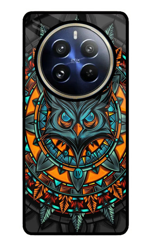Angry Owl Art Realme P1 Pro 5G Glass Case