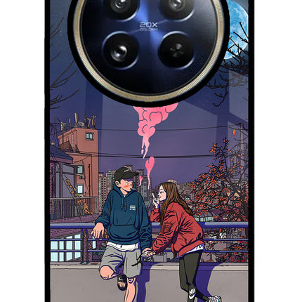 Chilling Couple Realme P1 Pro 5G Glass Case