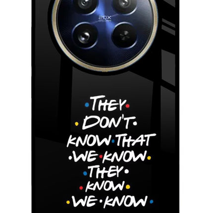 FRIENDS Dialogue Realme P1 Pro 5G Glass Case