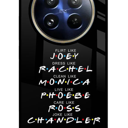 FRIENDS Character Realme P1 Pro 5G Glass Case