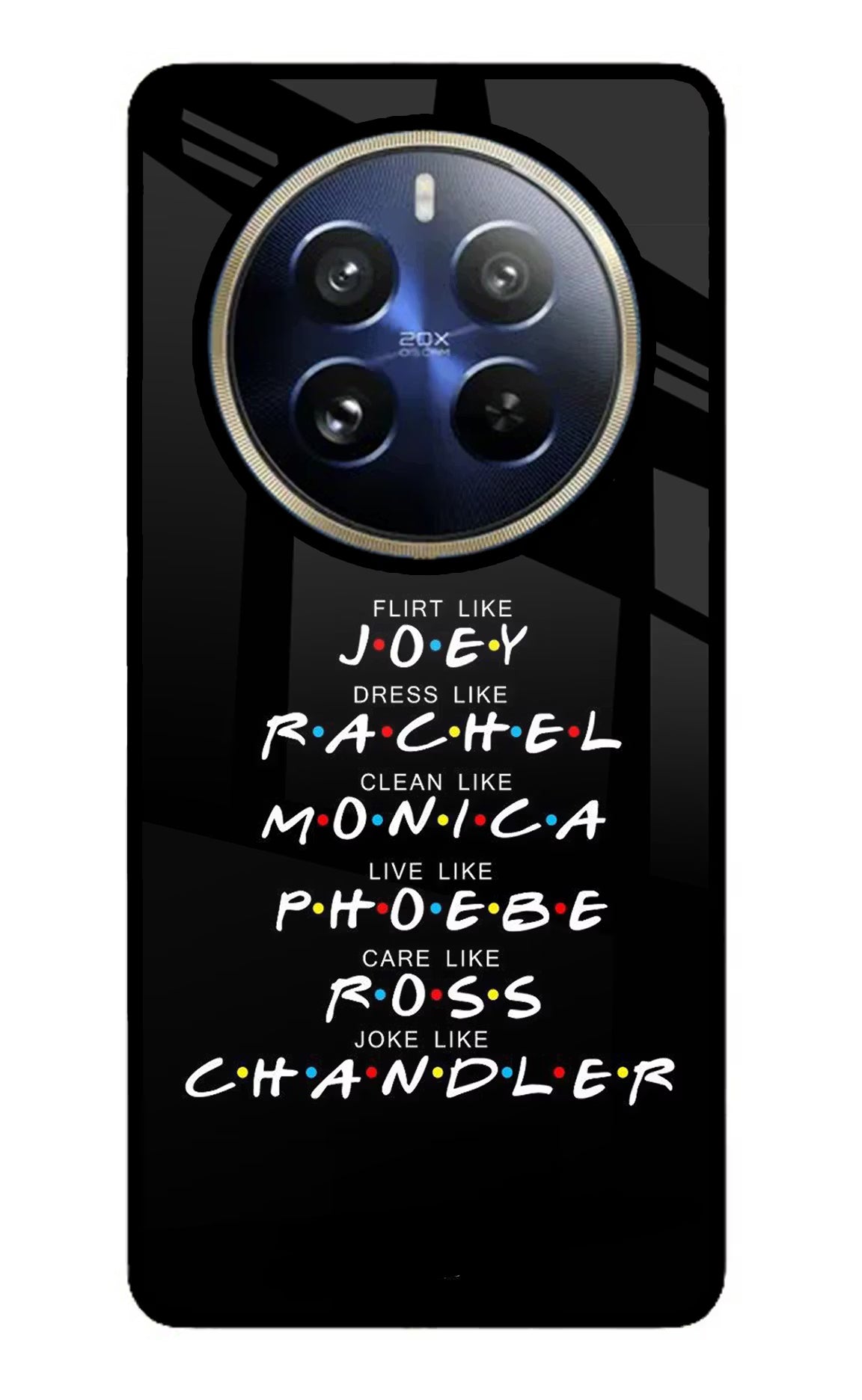 FRIENDS Character Realme P1 Pro 5G Glass Case