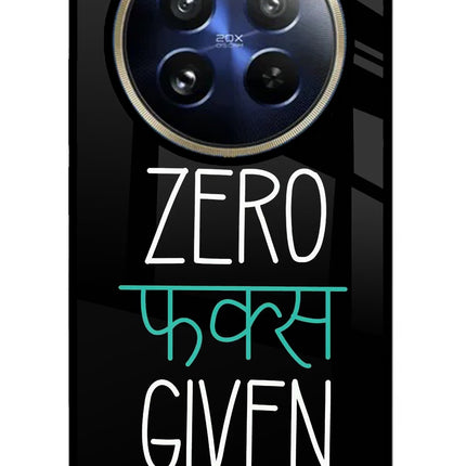 Zero Fucks Given Realme P1 Pro 5G Glass Case