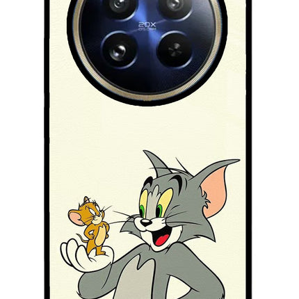 Tom & Jerry Realme P1 Pro 5G Glass Case Back Cover by Casekaro
