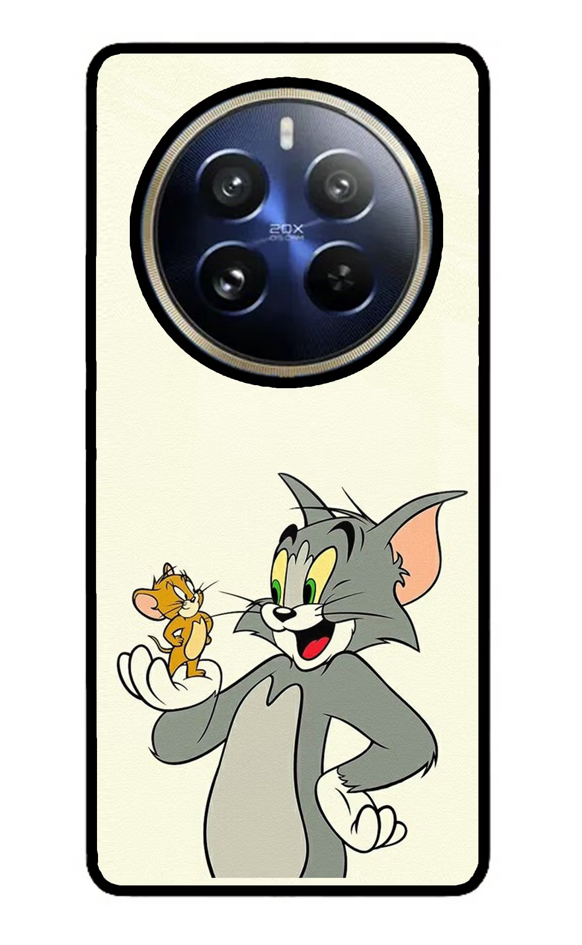 Tom & Jerry Realme P1 Pro 5G Glass Case Back Cover by Casekaro