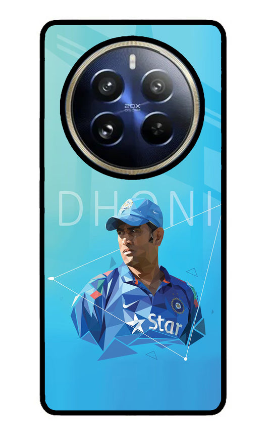 Dhoni Artwork Realme P1 Pro 5G Glass Case