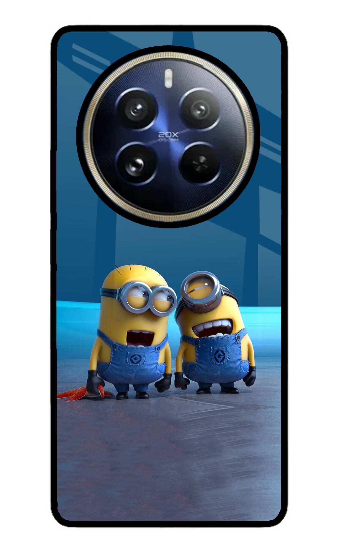 Minion Laughing Realme P1 Pro 5G Glass Case Back Cover by Casekaro