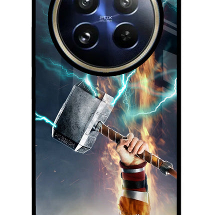 Thor Hammer Mjolnir Realme P1 Pro 5G Glass Case