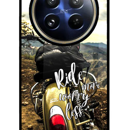 Ride More Worry Less Realme P1 Pro 5G Glass Case