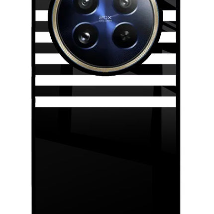 Black and White Print Realme P1 Pro 5G Glass Case