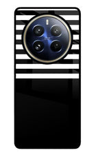Black and White Print Realme P1 Pro 5G Glass Case