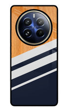 Blue and white wooden Realme P1 Pro 5G Glass Case