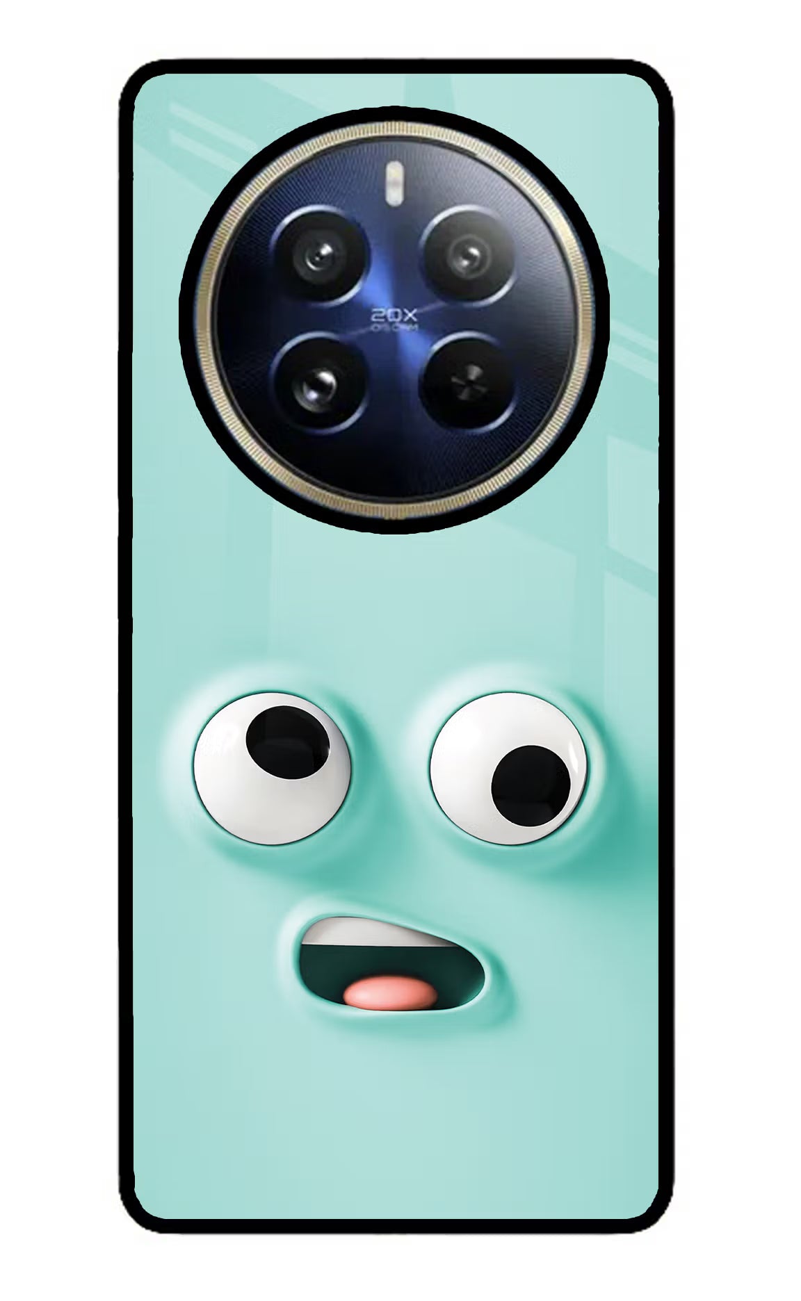 Funny Cartoon Realme P1 Pro 5G Glass Case Back Cover by Casekaro