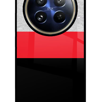 Tri Color Pattern Realme P1 Pro 5G Glass Case