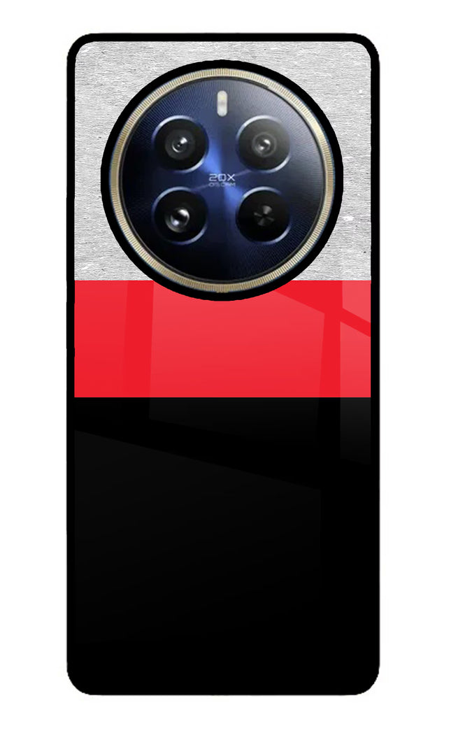 Tri Color Pattern Realme P1 Pro 5G Glass Case