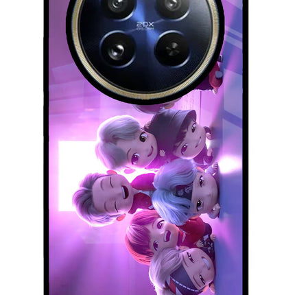 BTS Chibi Realme P1 Pro 5G Glass Case