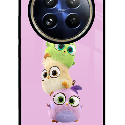 Cute Little Birds Realme P1 Pro 5G Glass Case