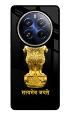 Satyamev Jayate Golden Realme P1 Pro 5G Glass Case