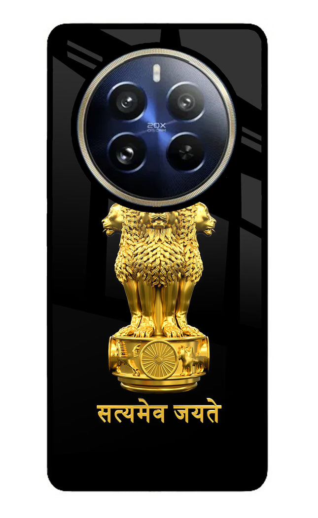 Satyamev Jayate Golden Realme P1 Pro 5G Glass Case