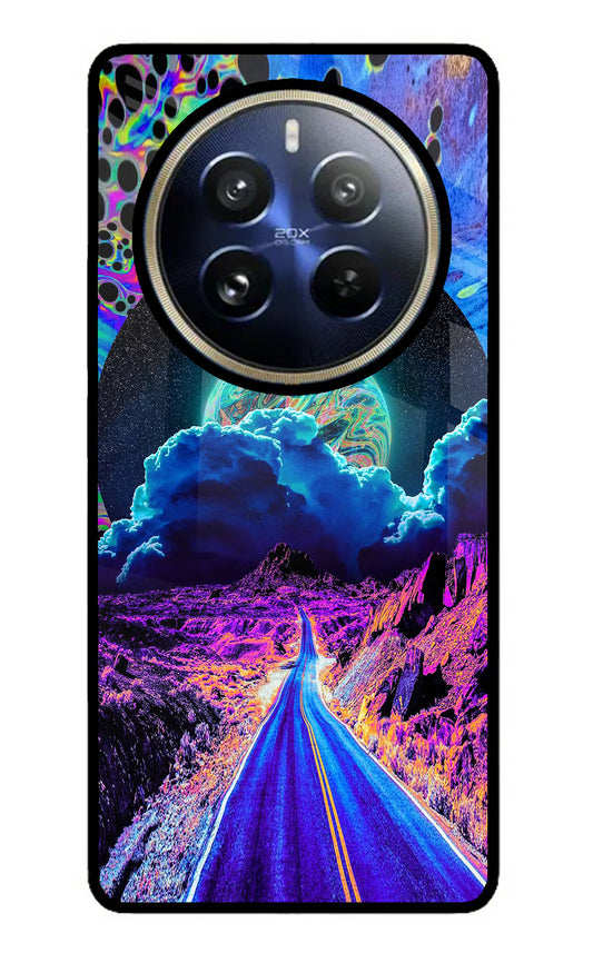 Psychedelic Painting Realme P1 Pro 5G Glass Case