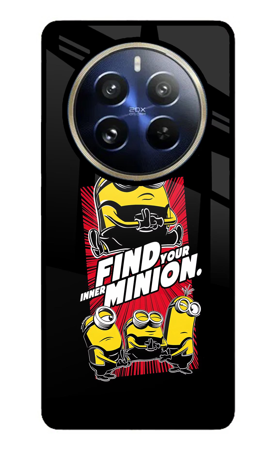 Find your inner Minion Realme P1 Pro 5G Glass Case Back Cover by Casekaro
