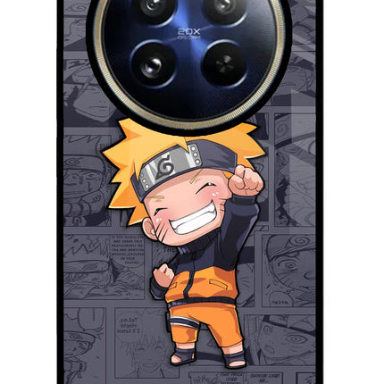 Chota Naruto Realme P1 Pro 5G Glass Case Back Cover by Casekaro