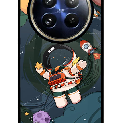 Cartoon Astronaut Realme P1 Pro 5G Glass Case