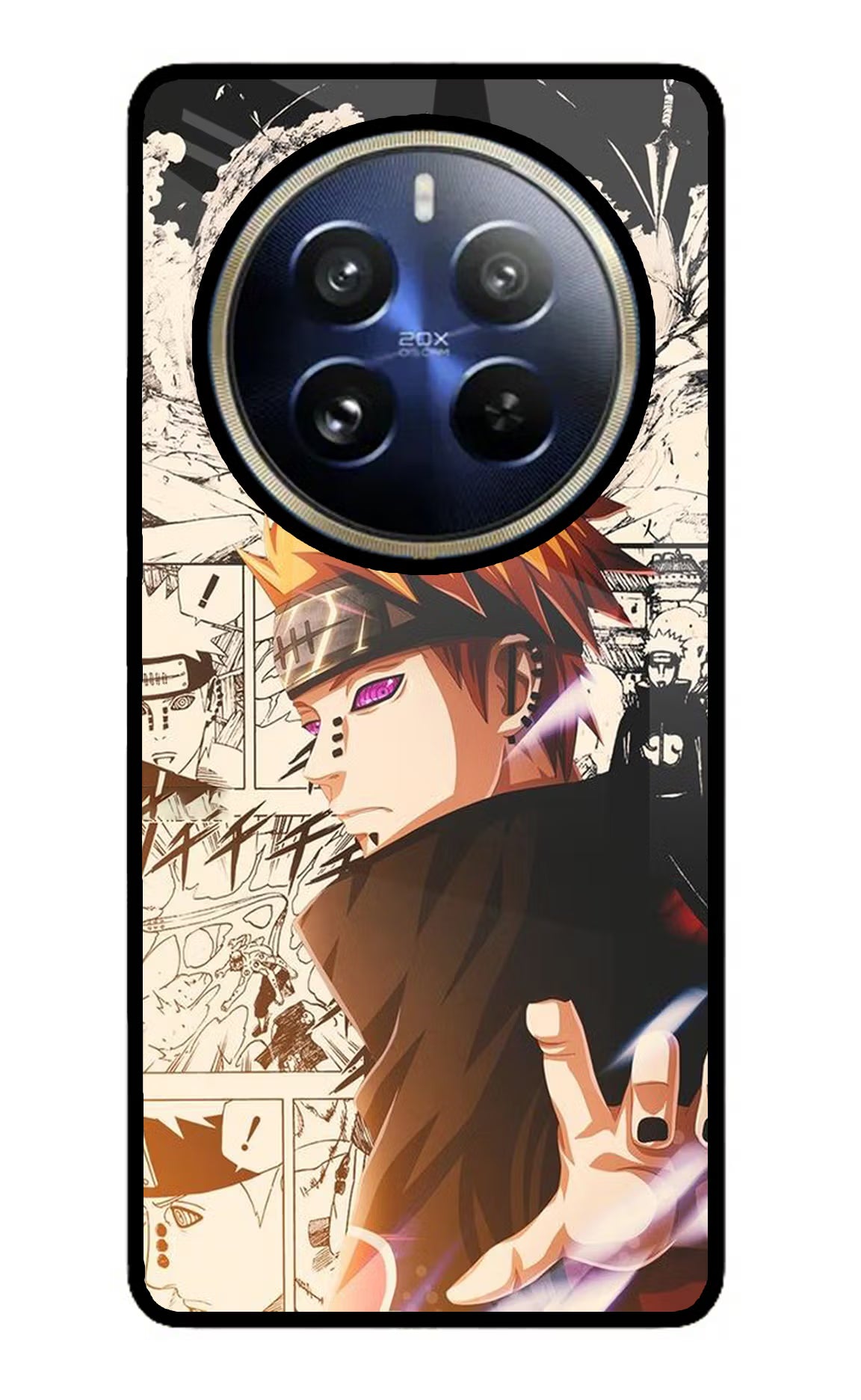 Pain Anime Realme P1 Pro 5G Glass Case Back Cover by Casekaro