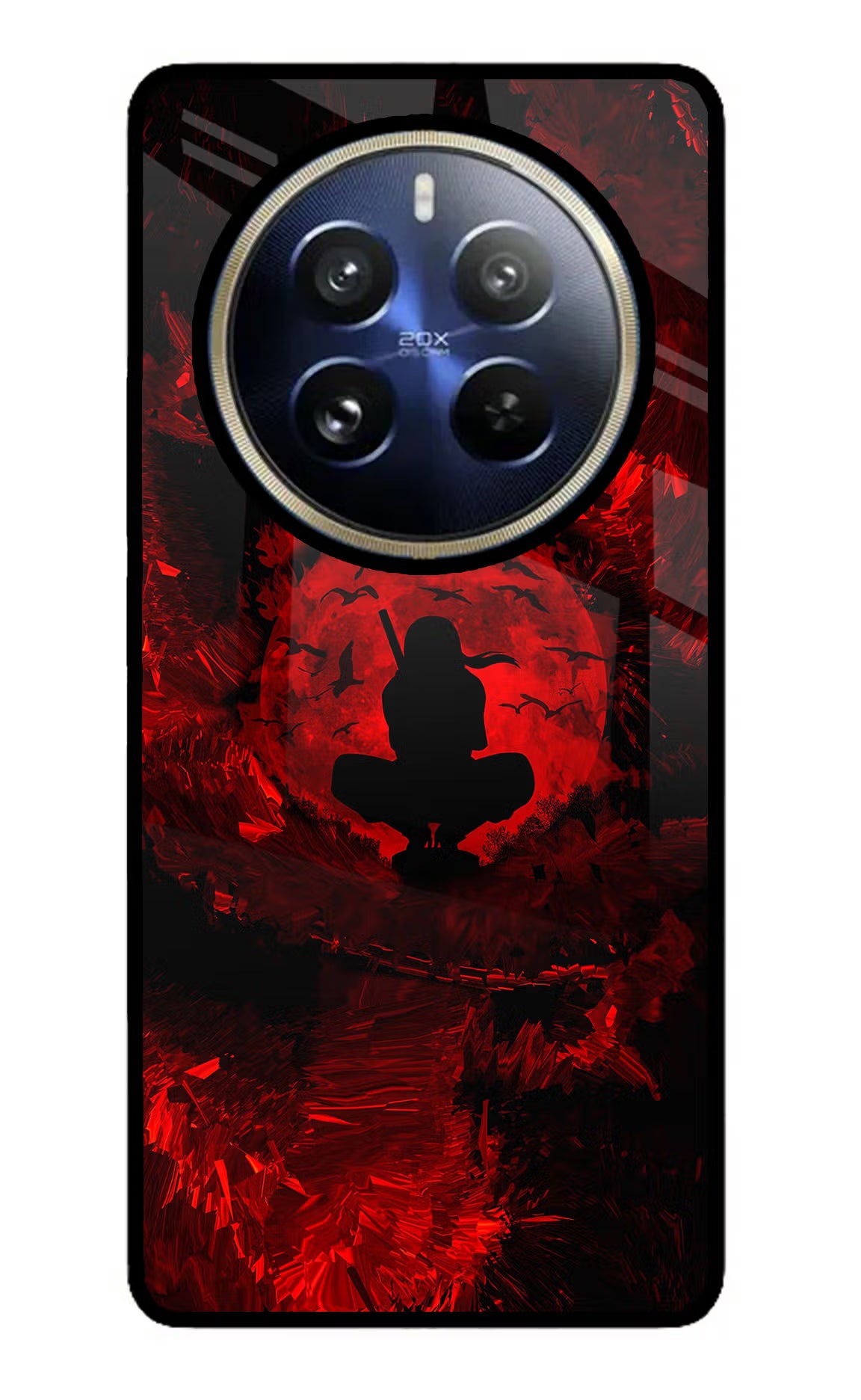 Itachi Uchiha Realme P1 Pro 5G Glass Case Back Cover by Casekaro