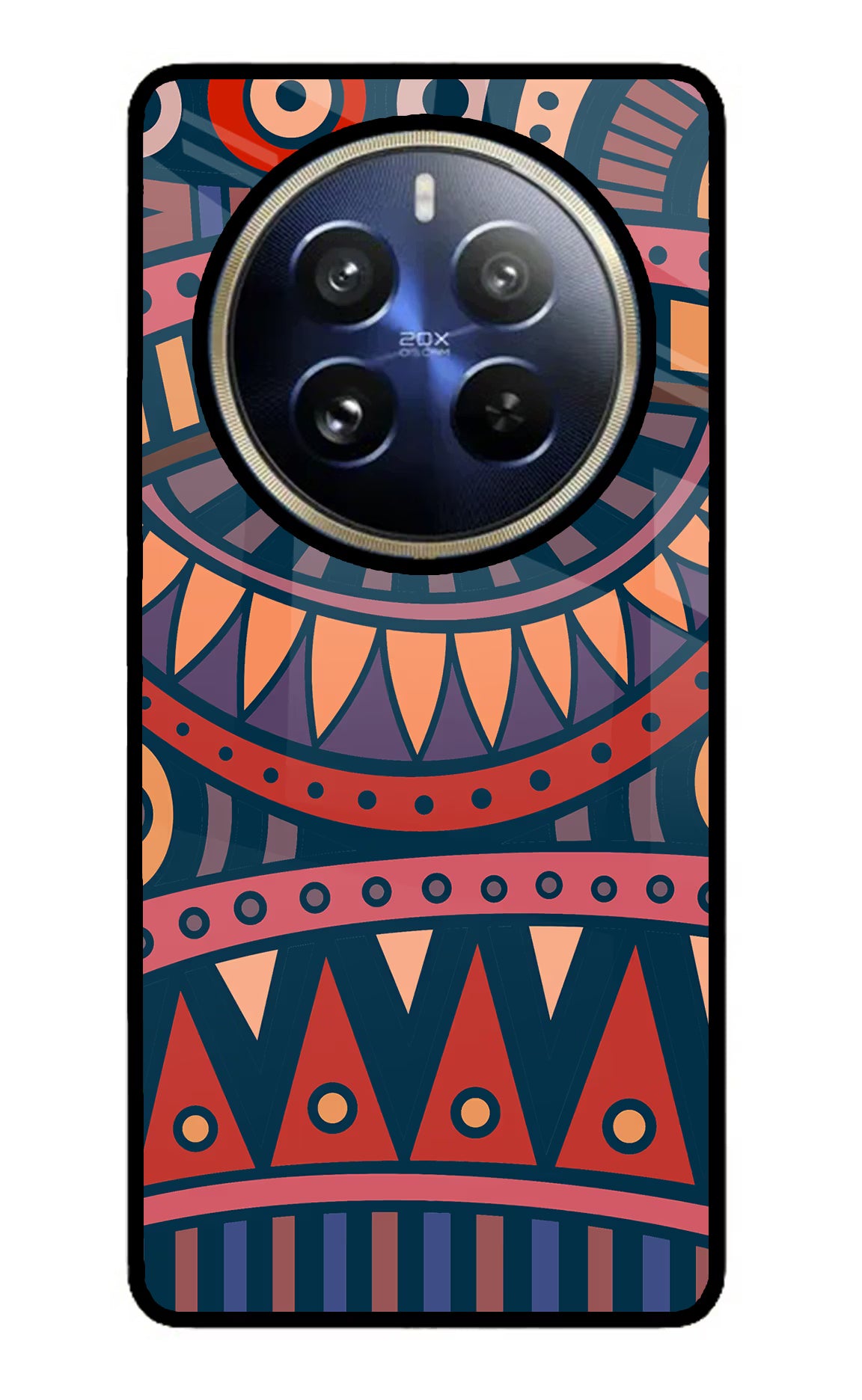 African Culture Design Realme P1 Pro 5G Glass Case Back Cover by Casekaro